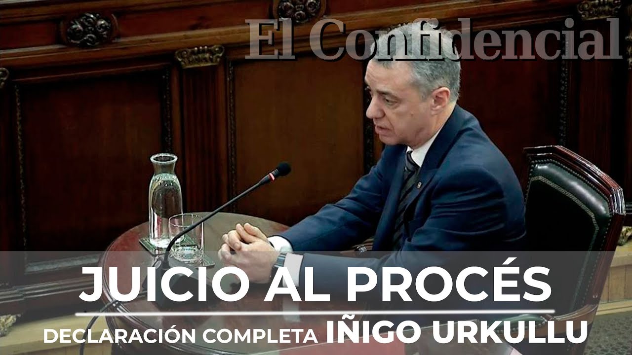Iñigo Urkullu en el juicio del procés: declaración completa