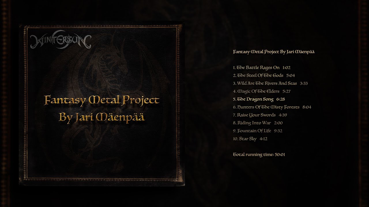 Wintersun - The Dragon Song (Fantasy Metal Project By Jari M&auml;enp&auml;&auml;)