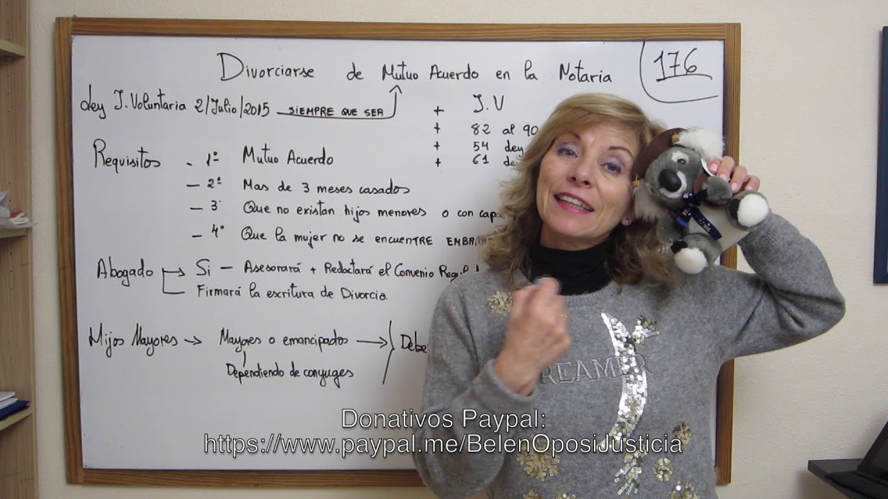 176.- DIVORCIO DE MUTUO ACUERDO POR NOTARIO