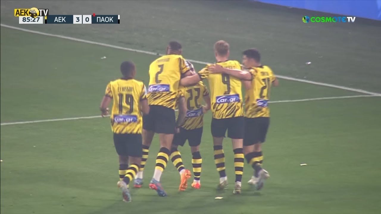 &Alpha;&Epsilon;&Kappa; &ndash; &Pi;&Alpha;&Omicron;&Kappa; 4-0 | Highlights Super League PlayOffs 22/23 | &Alpha;&Epsilon;&Kappa; F.C.