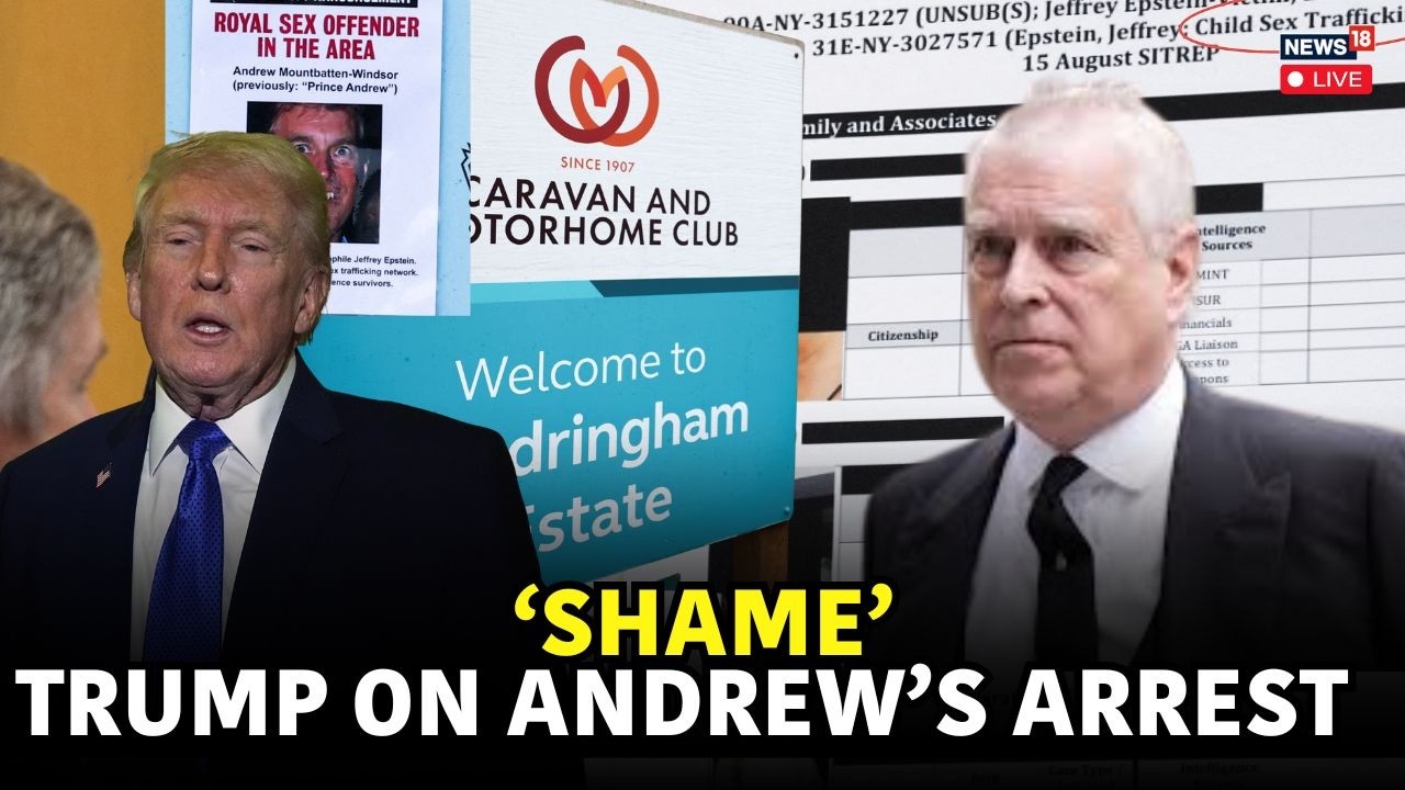 Trump Responds To Prince Andrew’s Arrest In Epstein Case, Calling It A Shame For Royal Family N18G