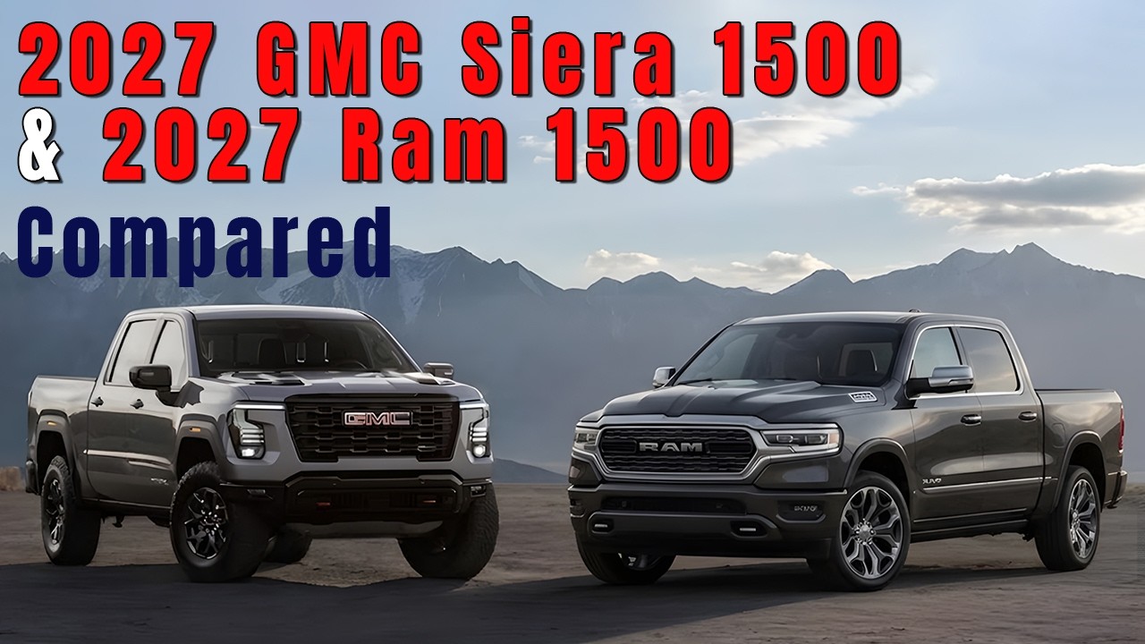 2027 GMC Sierra 1500 против 2027 RAM 1500 | Какой пикап выбрать?