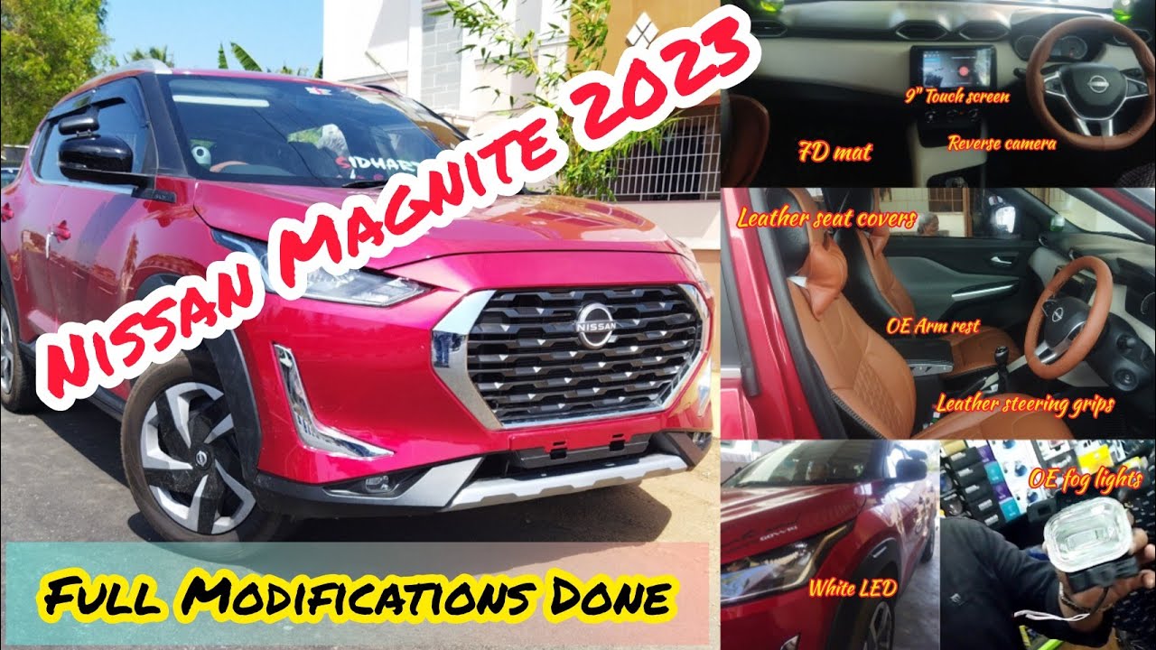 NISSAN MAGNITE FUL MODIFICATIONS🔥🔥 | #magnite #nissanmagnitemodified #caraccessoriescoimbatore