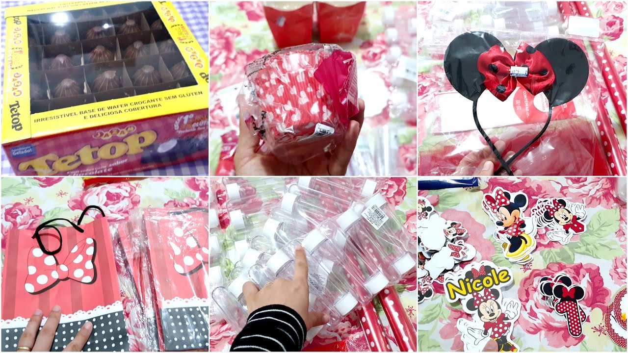 COMPRAS E PREPARATIVOS  PARA FESTA DE ANIVERSÁRIO DA MINNIE + Preços | Sil Soares