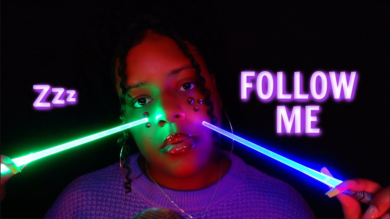 ASMR FOLLOW MY INSTRUCTIONS TO TINGLE & SLEEP🫰🏾😴✨(EYES OPEN & CLOSED 💜)