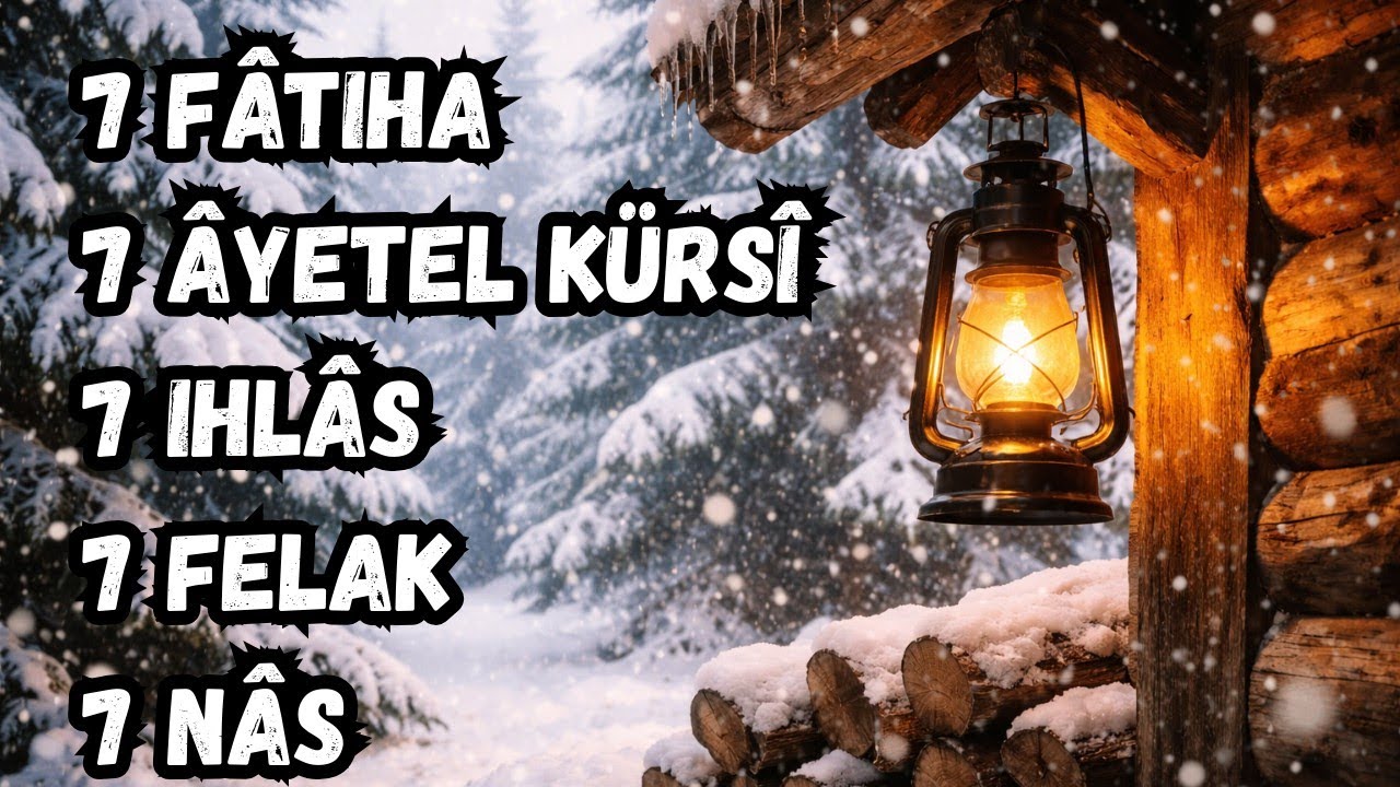 Rukye Ayetleri, 7 Fatiha, 7 Ayetel Kursi, 7 Ihlas, 7 Felak, 7 Nas