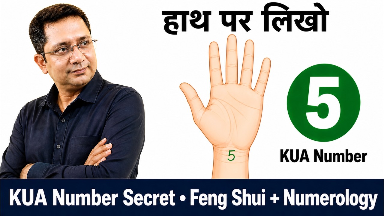 ✋ हाथ पर लिखो ये 1 Number = Luck Instant! | KUA Number Secret 2025 | Numerology Guru