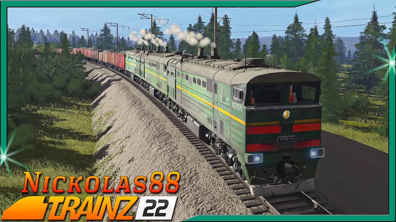 Trainz 22: Поездка на 3ТЭ10М до Новой Чары