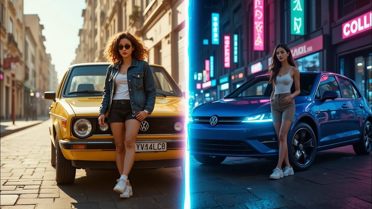 Volkswagen Golf Mk1 (1974–2024)#Supercar #automobile#SleekForge#Volkswagen#carevolution#viral 