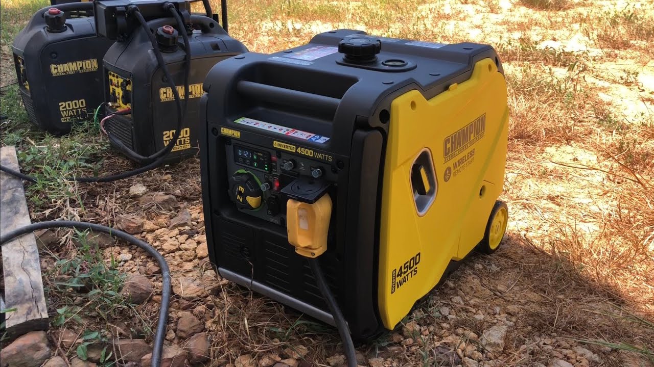 We Bought a 4500 Watt Champion Inverter Generator with Remote Start