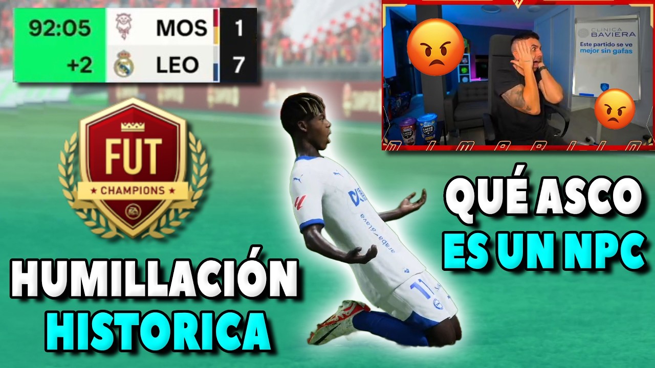 DjMaRiiO PIERDE por GOLEADA 7-1 CONTRA RIVAL NPC | Lloros y Enfados FC 25