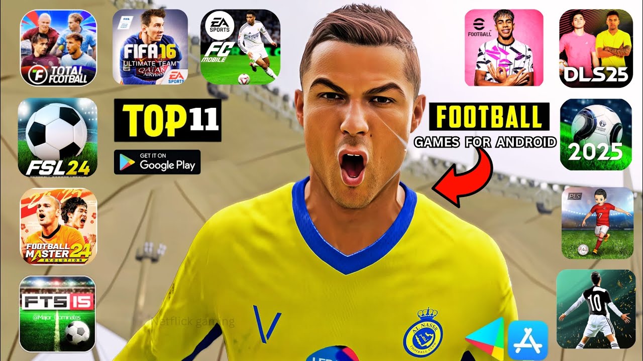 🔥 Top 11 Best Football Games for Android in 2025! ⚽📱#footballgames