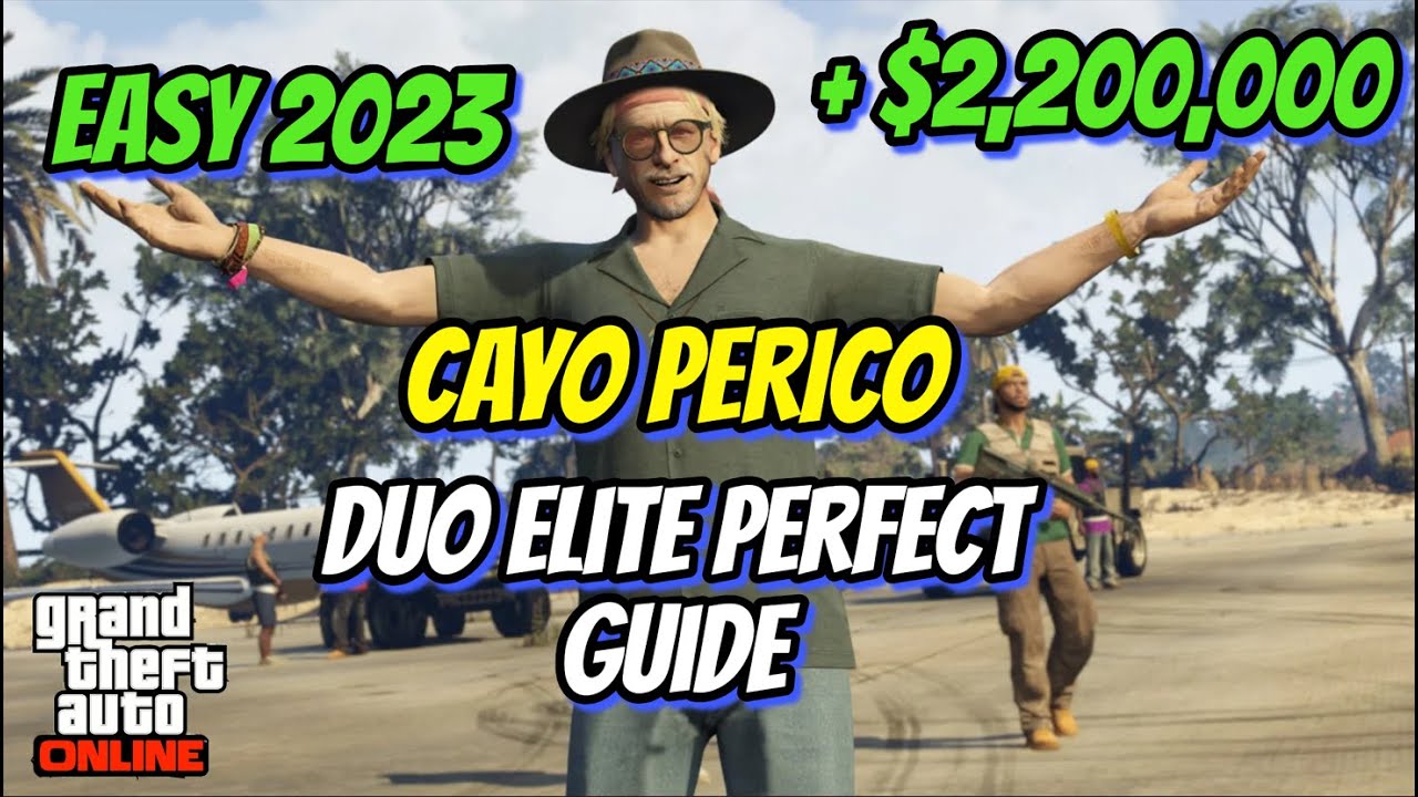 EASIEST METHOD! 2023 Updated Duo Cayo Perico Heist Elite Challenge (GTA 5 Online)