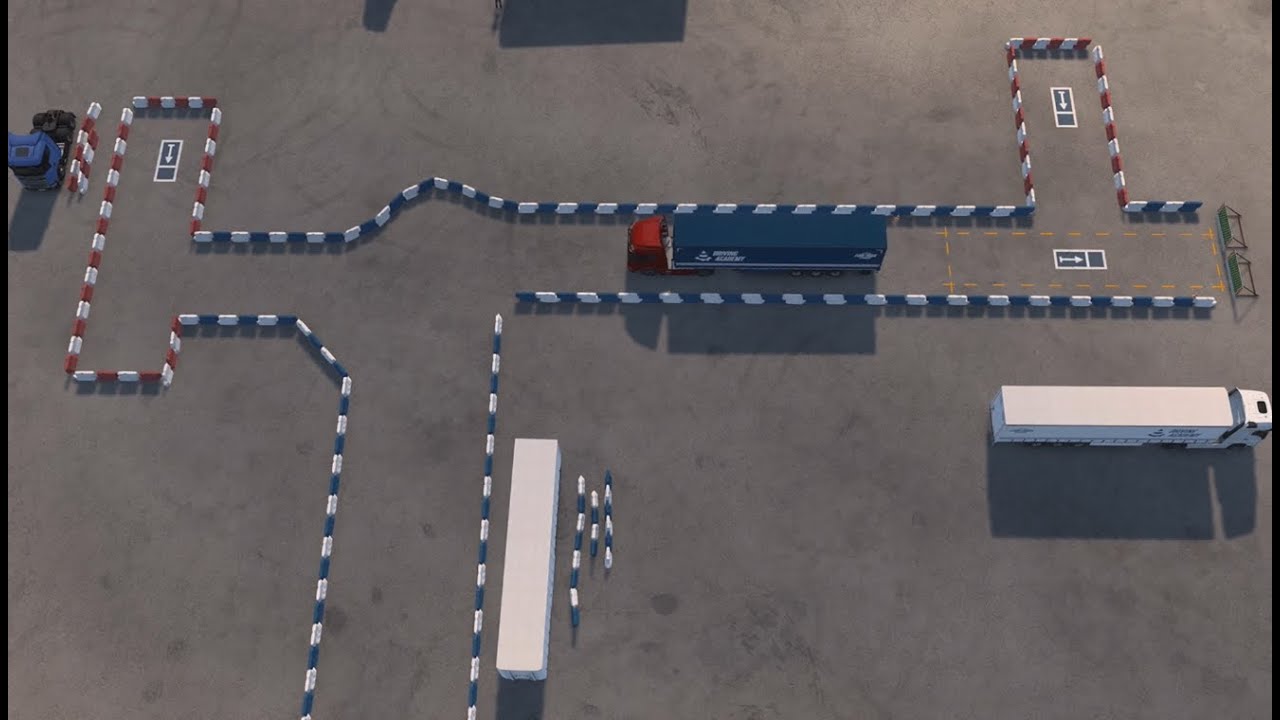 Euro Truck Simulator 2. Zerstreut - Driving Academy. ETS 2