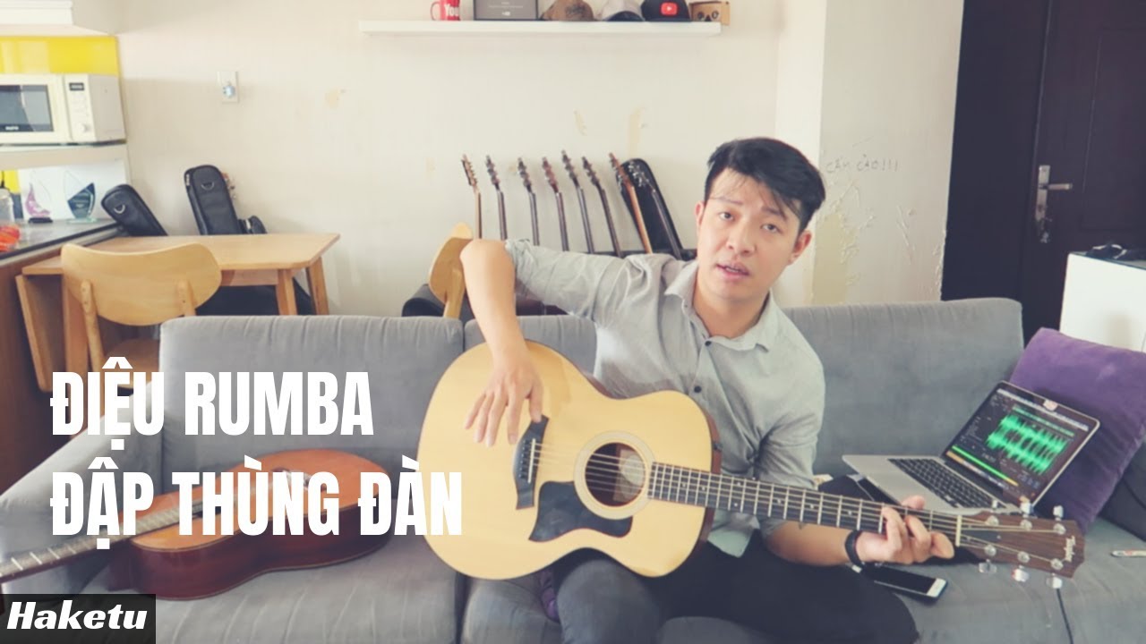 Điệu rumba (guitar) đập thùng đàn & áp dụng với Tình thôi xót xa #guitartalk