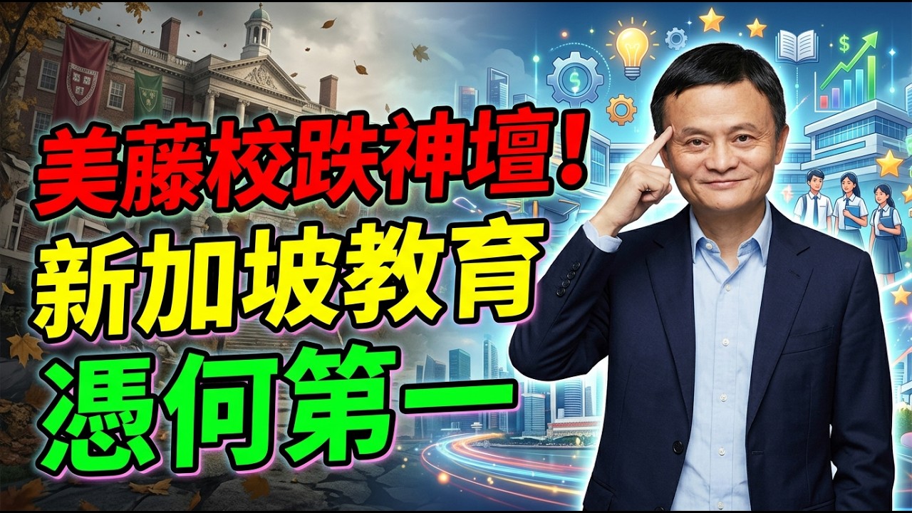 全球教育正在崩塌！馬雲：美國藤校跌落神壇，新加坡教育憑什麼逆襲第一？#精英教育#藤校陷阱#新加坡教育