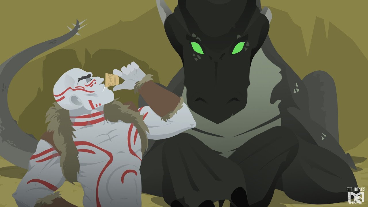 Narrated D&D Story: Drunk Barbarian Goes Shot For Shot With A Dragon