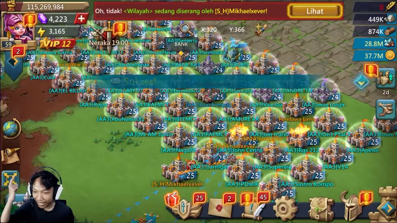 Solo Trap 117M VS 1.2B Full Mythic | Termakan Umpan Eigdec!! | LORDS MOBILE INDONESIA