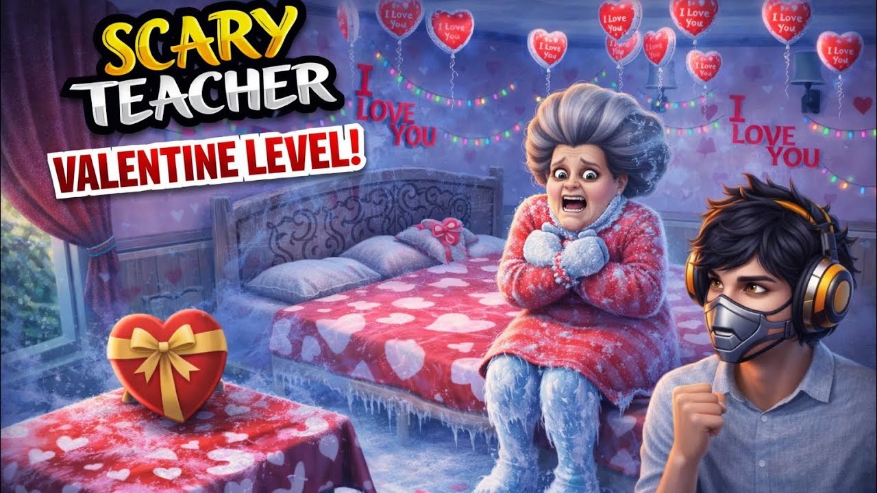 Scary teacher Valentine's Day!