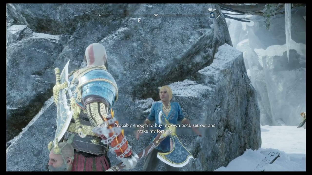 Kratos Meets Skjoldr - God of War Ragnarok