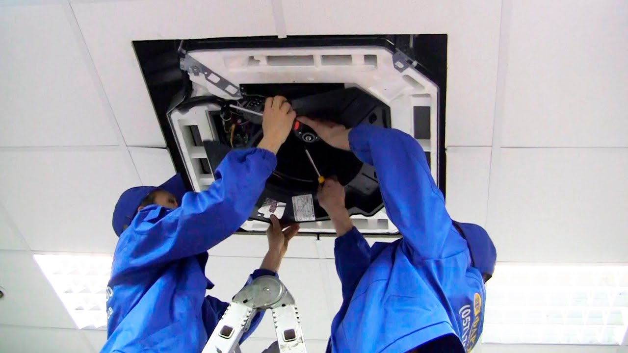 Professional Cassette AC & Fan Coil Unit Maintenance &ndash; Daikin Service for Offices