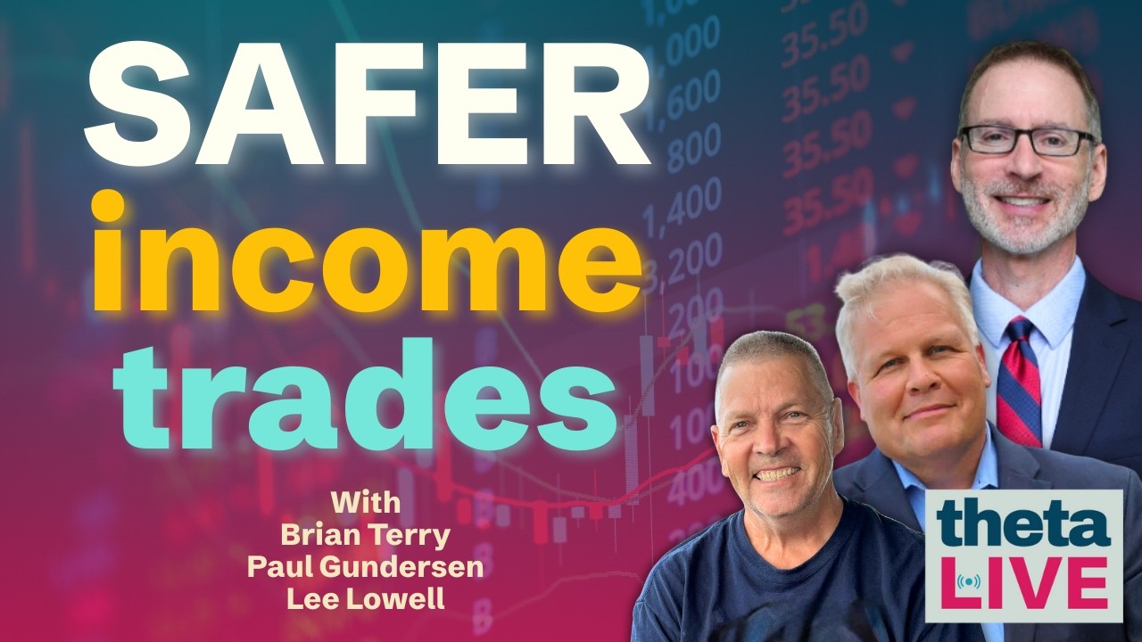 Safer Income Trades with the Wheel, Covered Calls & Cash-Secured Puts