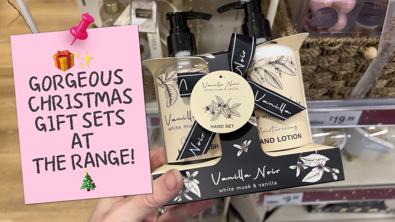 🎁🎄 COME SHOPPING WITH ME! NEW IN CHRISTMAS GIFT SETS AT THE RANGE & PRICES! 🛍️✨