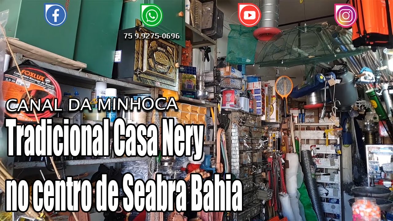 Tradicional Casa Nery no centro de Seabra Bahia