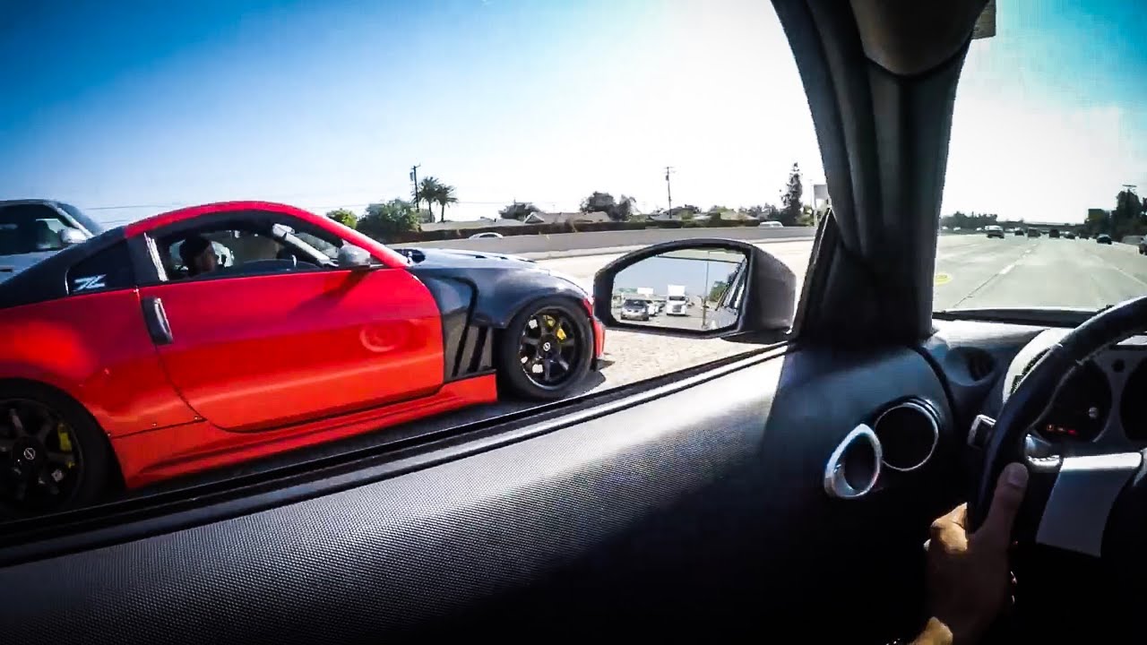 350z on 350z action!