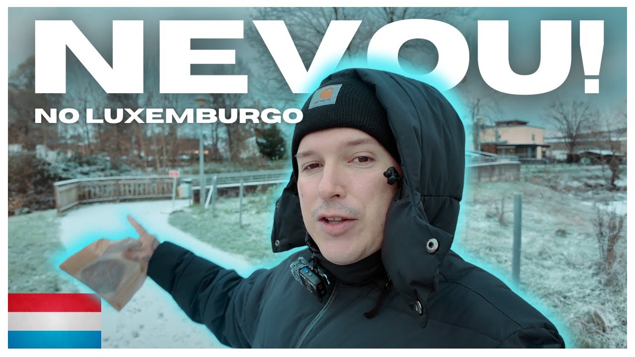 UM DIA DE NEVE NO PAÍS MAIS RICO DO MUNDO! 🌍❄️ LUXEMBURGO 🇱🇺
