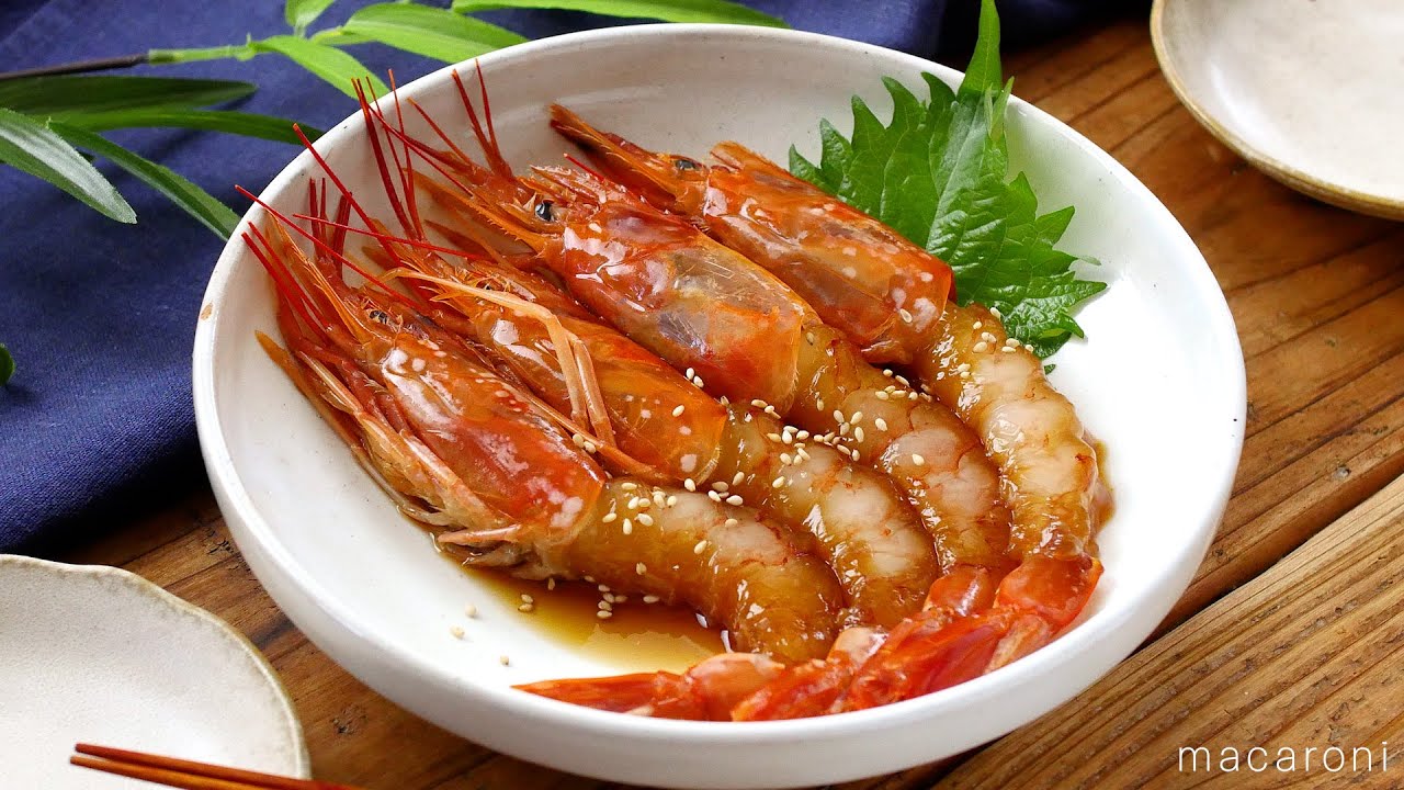 【カンジャンセウ】えびを調味液に漬けるだけ！韓国おつまみの定番♪｜macaroni（マカロニ）