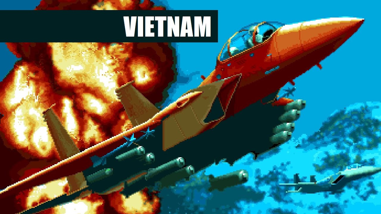 F-15 Strike Eagle II &bull; Vietnam (Amiga 500)