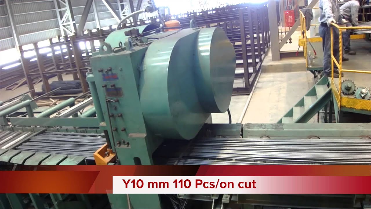 達鴻鋼筋定尺裁剪100TON-600TON(Auto shear system)(Reinforcement steel/deformed bar cutting machine)