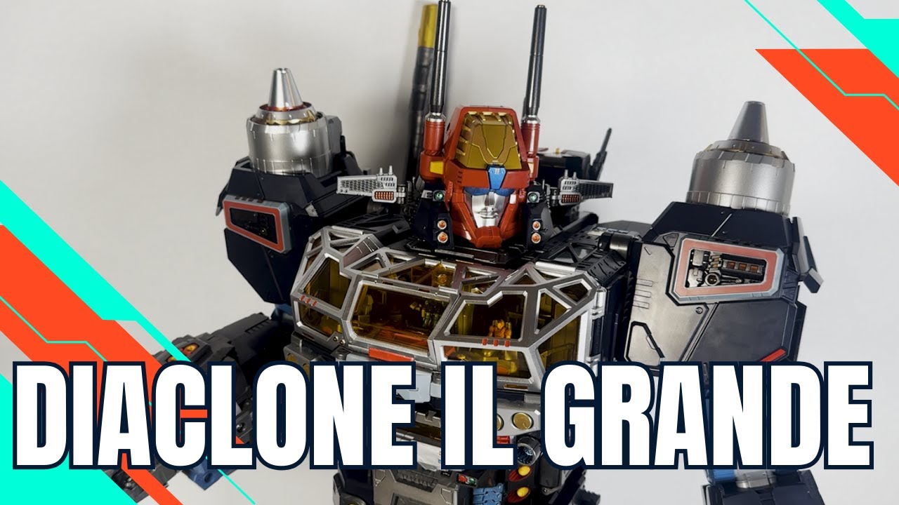 Recensione DIACLONE il GRANDE, DA-100 della Takara,  Mastodontico