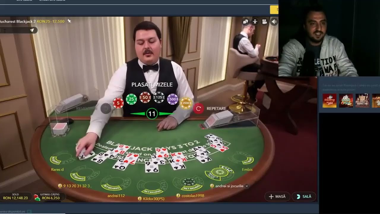 2500 Lei Bet  La Masa de Blackjack
