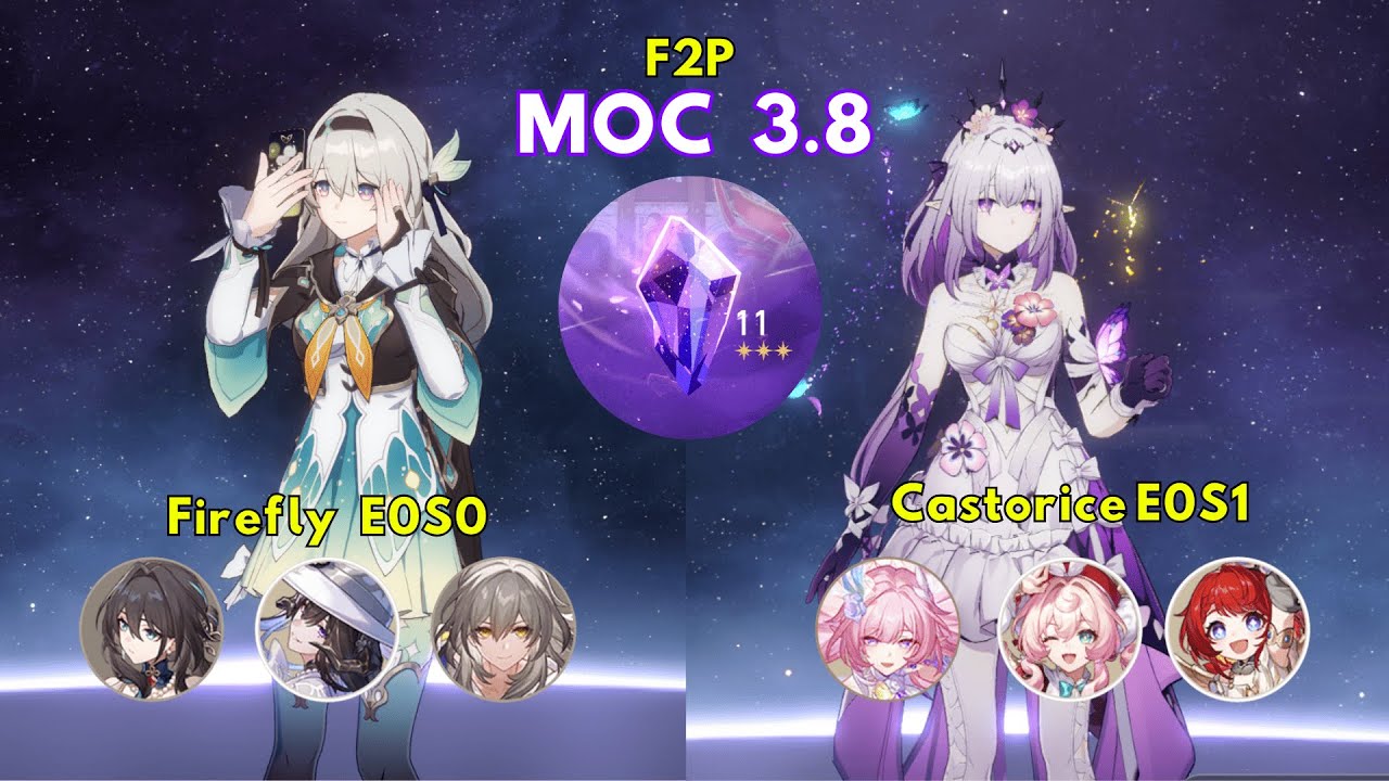 [F2P] Firefly E0S0 x Castorice E0S1 | MoC 3.8 | Honkai: Star Rail