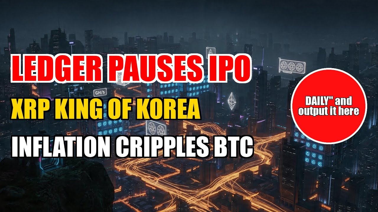 Ежедневные новости: Ledger приостанавливает IPO | XRP лидирует в Южной Корее | Резкий рост инфляции