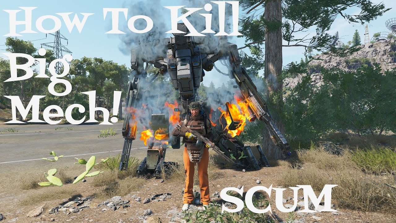 SCUMGAME: Как убить большого меха! #scum #scumgame #survival #jagex #gamepires #pvp #pve #pcgaming