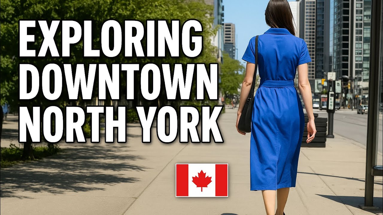 A Hidden Gem in Toronto? Walking Through Downtown North York |4K|natural sound |walking tour |ASMR