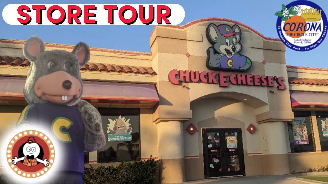 Chuck E Cheese's Store Tour + Road Stage in Corona, CA