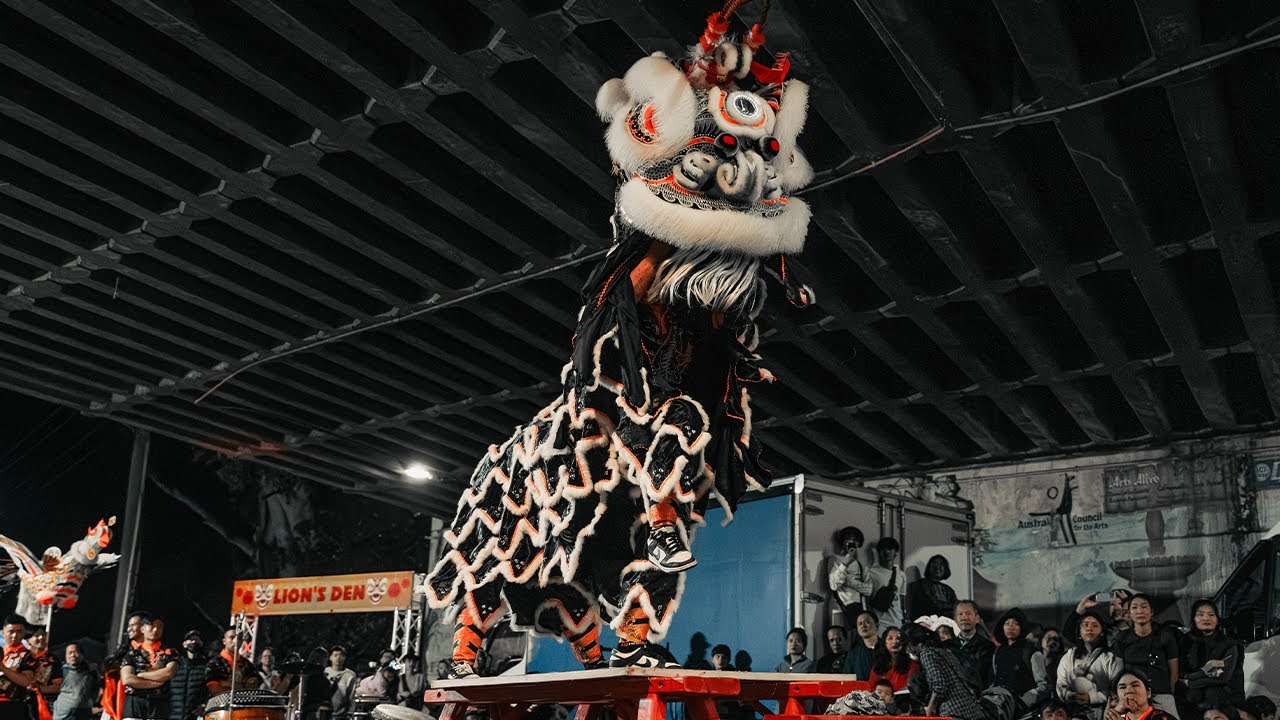 Jow Ga Routine Moon Festival 2024 | AUS Jing Yee Lion Dance