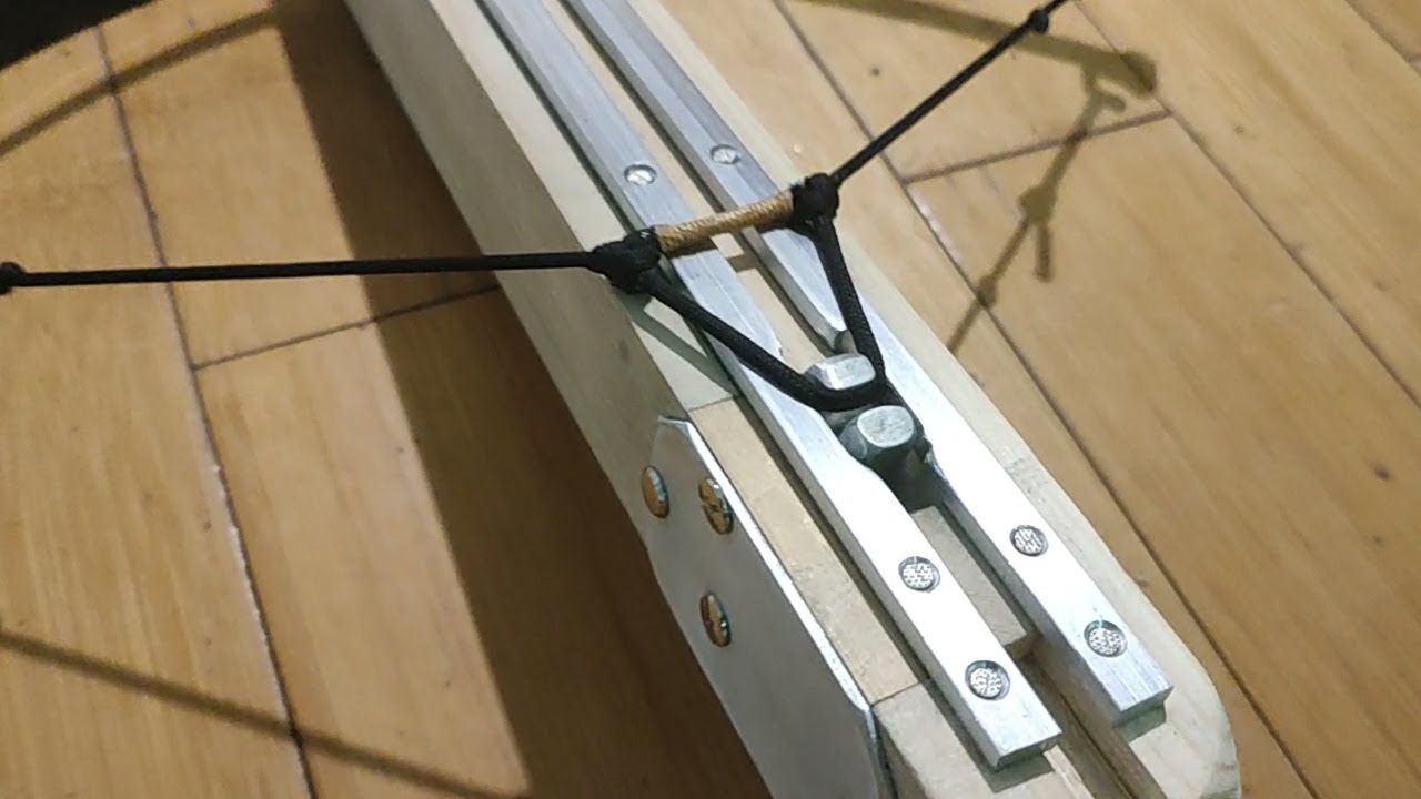 leafspring corssbow homemade handmade powerful can be made with hand tools that most people have