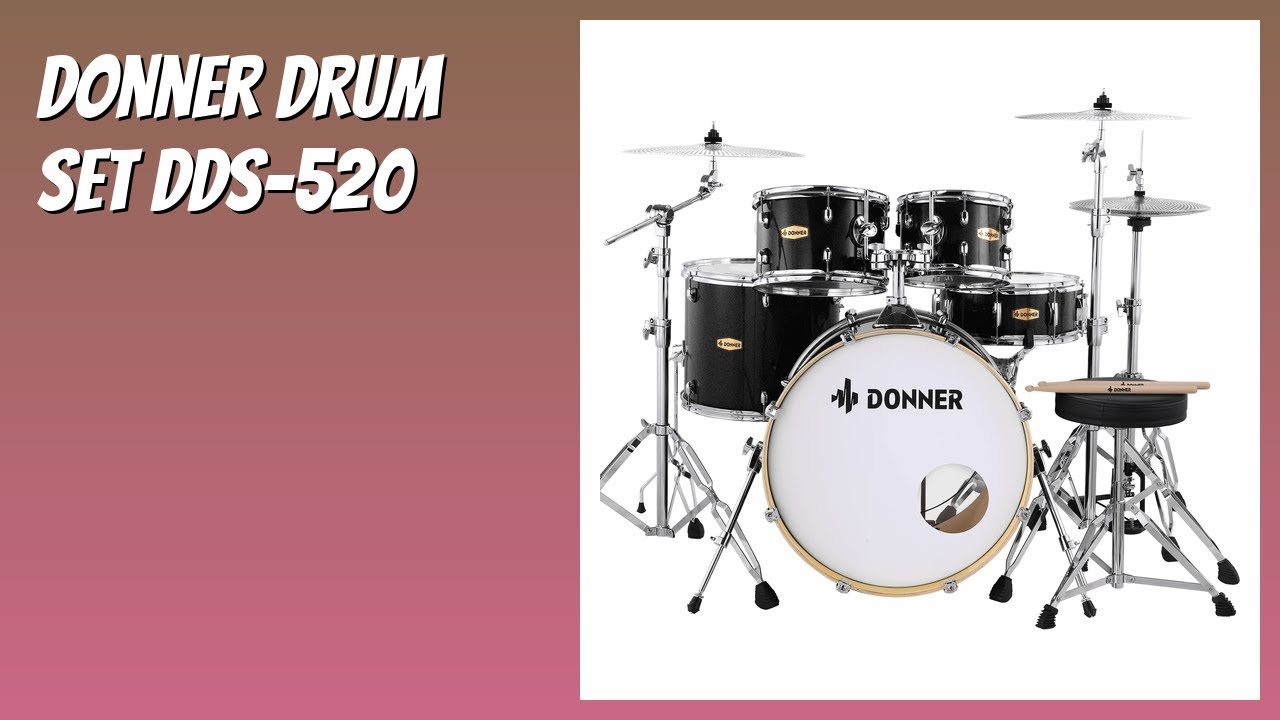 REVIEW (2025): Donner Drum Set DDS-520. Features