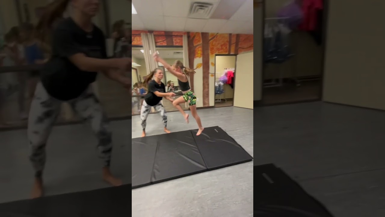 Hallie Almost Has It! 🤸&zwj;♀️ #shorts