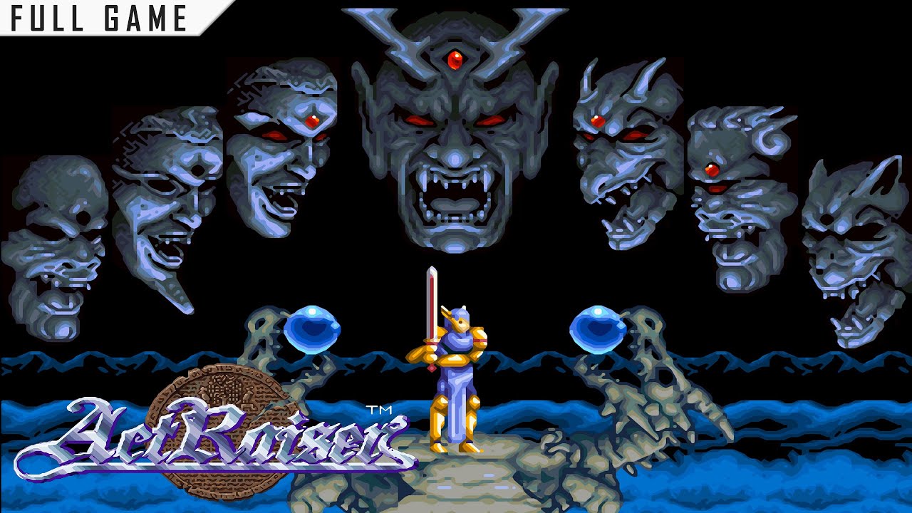 ActRaiser | Super Nintendo | Full Game [Upscaled to 4K using xBRz]