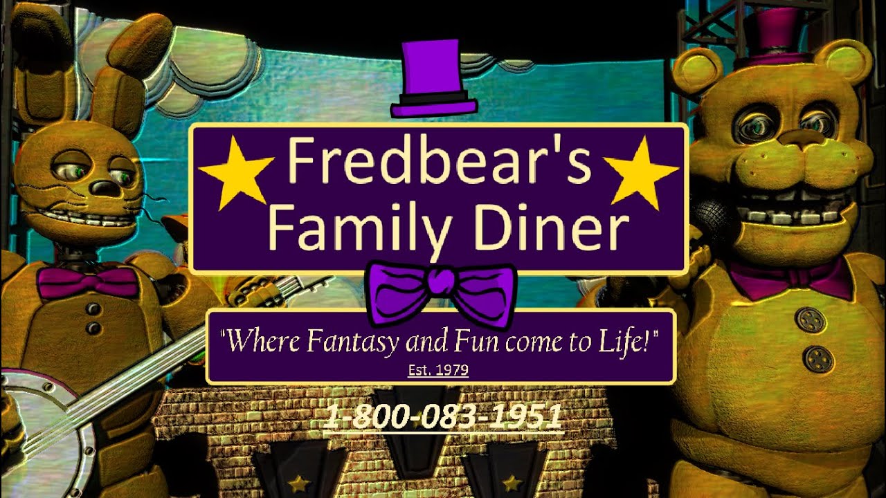 Old 1983 Fredbear's Family Diner Advert (VHS Tape) [GMoD Animated]