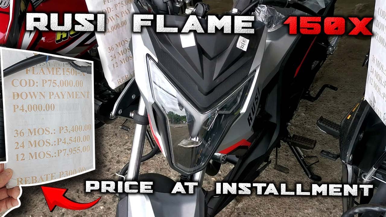 Rusi Flame 150 X | Price and installment | Walkaround View