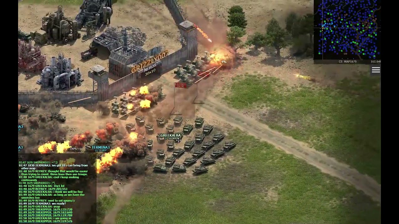 Combat Siege: Killing 2nd base in a row from Grizzly, lvl10 x30flaks flagged both ! Teamwork!