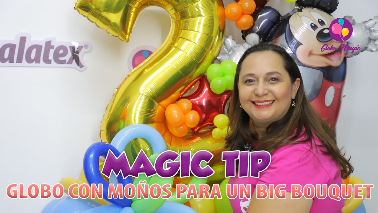 CÓMO HACER UN MOÑO CON GLOBOS 260 PARA UN BIG BOUQUET‼️  LA MANERA MÁS SENCILLA Y BONITA 🎈