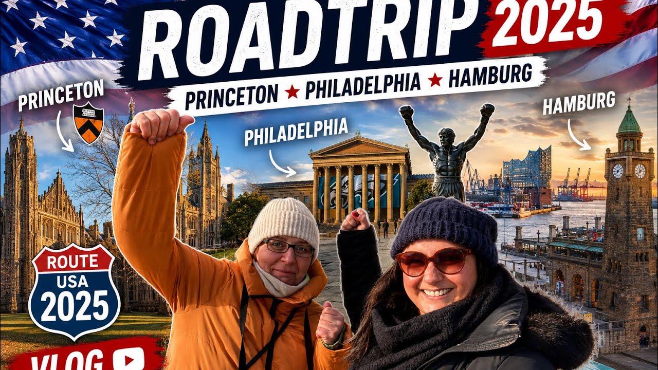 | Letzter Tag in den USA | Von Philadelphia über Princeton nach Hause USA Roadtrip 2025 - Tag 9 